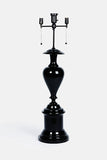 Large French Glass Standing Lamp