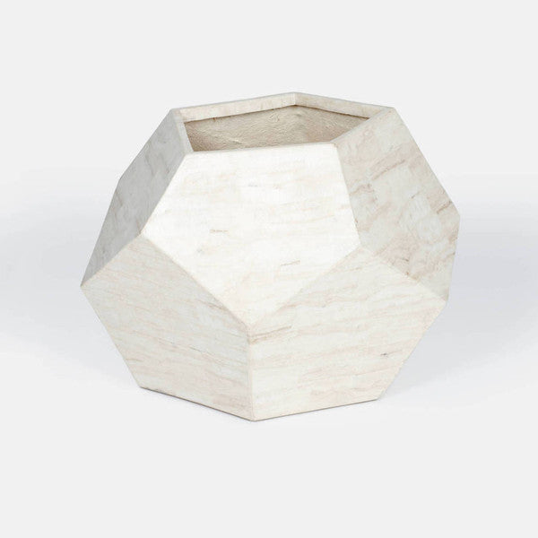 Stone Polyhedral Planter - Medium